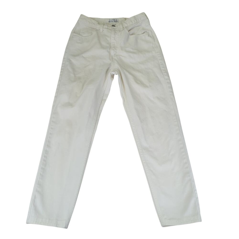 Women's Straight-Leg White Jeans - Classic Everyday Style